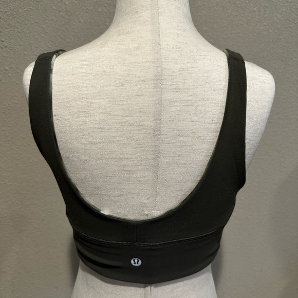 Lululemon diamond dye/olive green align bra - Picture 4 of 5